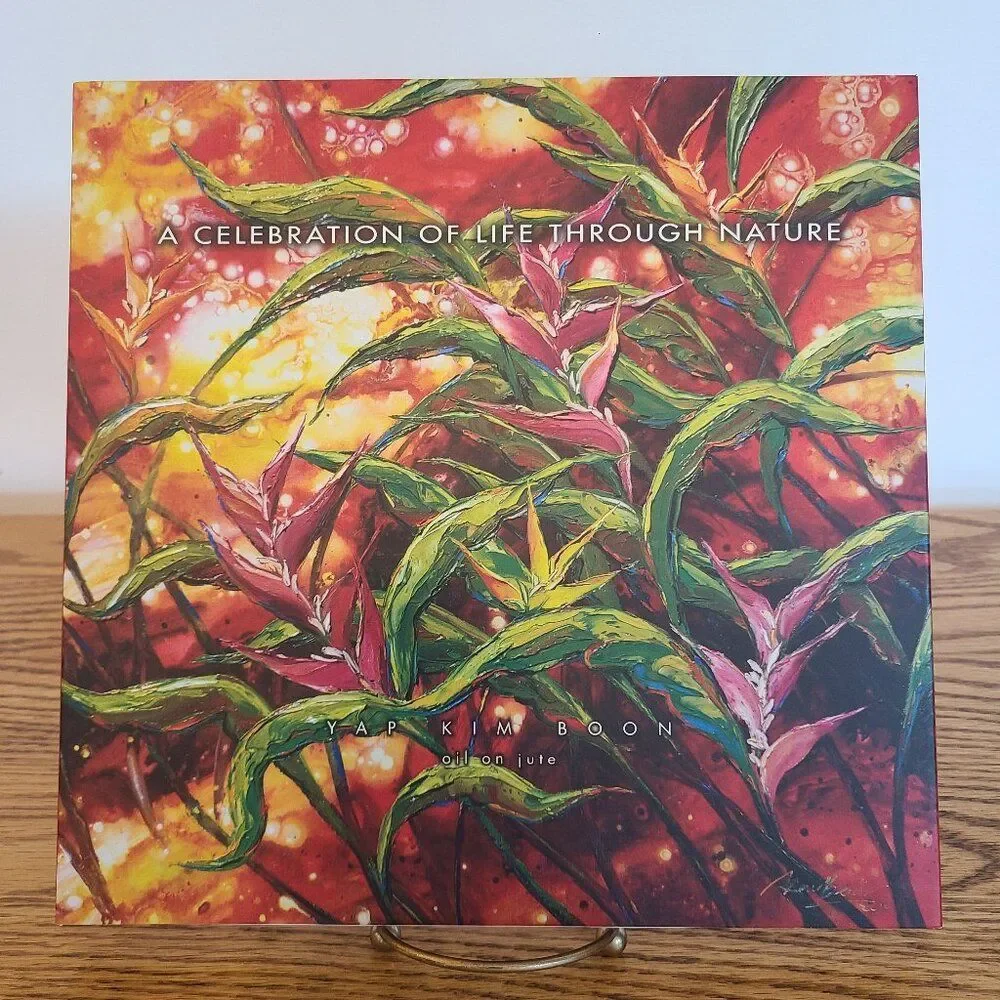 A Celebration of Life Through Nature By Yap Kim Boon Art Coffee Table Book Asia